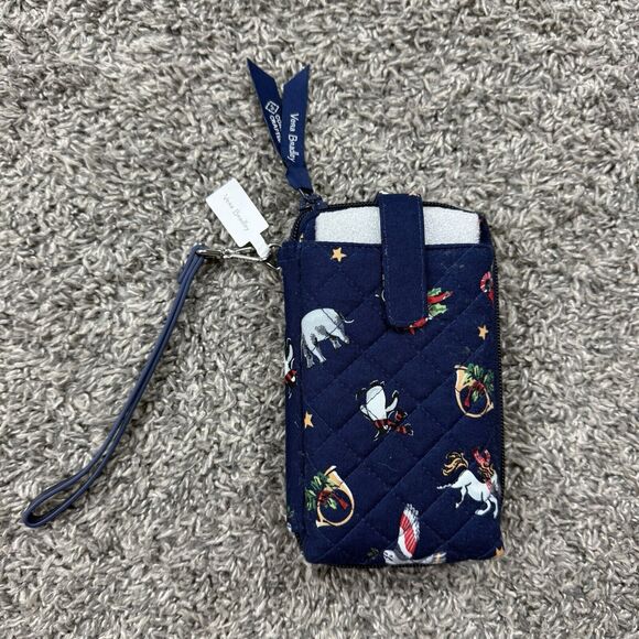 Vera Bradley “Snow Globe Motifs”Smartphone RFID Wristlet Christmas NWT - Picture 1 of 6